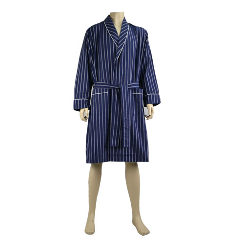 Striped Twill Robe