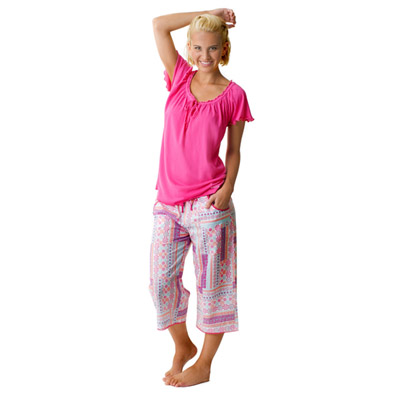 Pink Fantasy Print Pjs