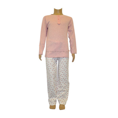 Dusk Pink Henley Pjs