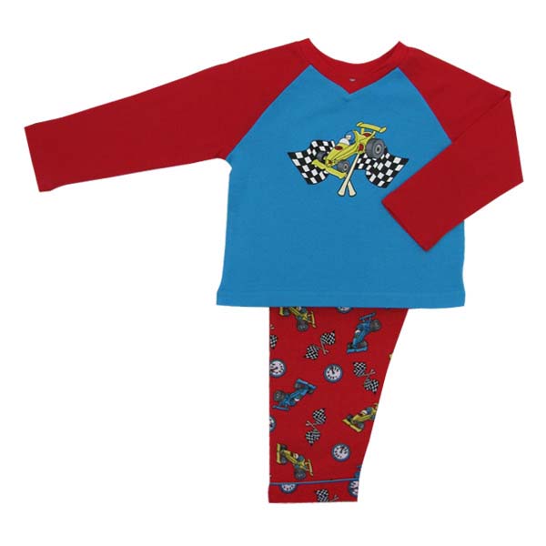 Racing Cars Long Tee Pjs