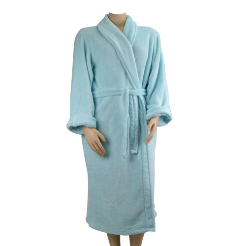 Aqua Fleece Robe